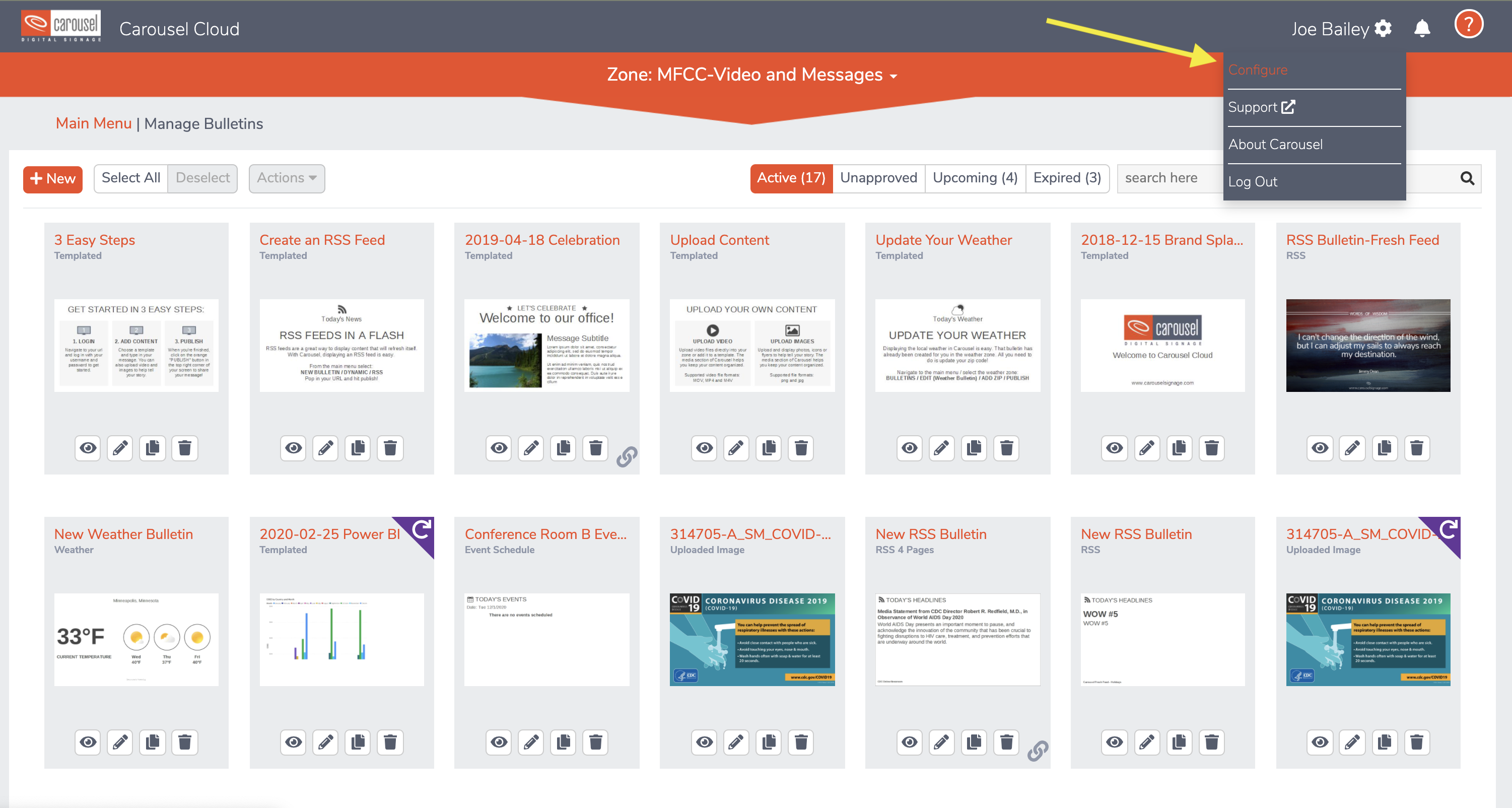 Zone Tagging in Carousel Cloud – Carousel Cloud Support Center